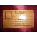 Wooden Business Card